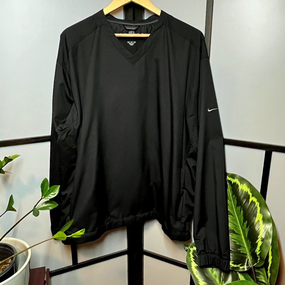 Nike Golf Windbreaker Mens Pullover Jacket V Neck